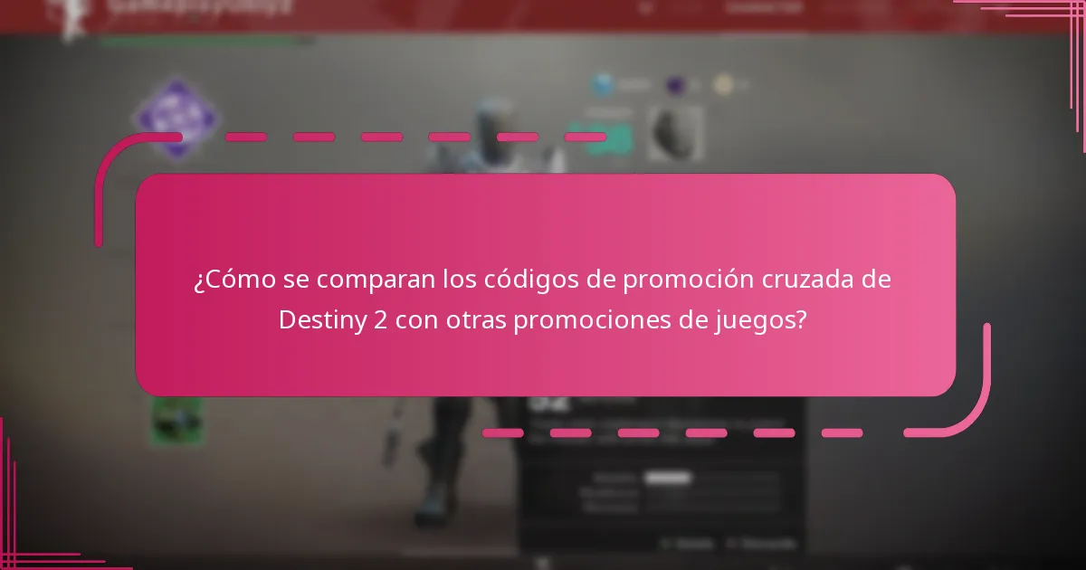 ¿Qué recompensas puedo obtener de los códigos de promoción cruzada de Destiny 2?