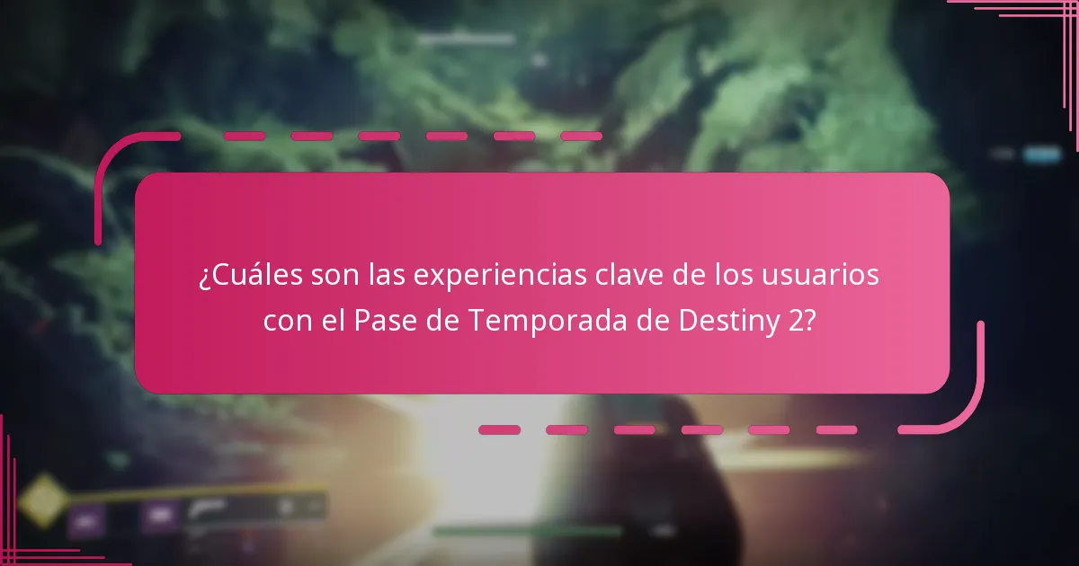 ¿Cuáles son los problemas comunes que enfrentan los jugadores con el Pase de Temporada de Destiny 2?