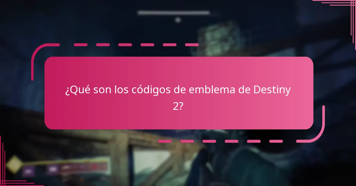 ¿Cuál es el proceso de canje para los códigos de emblema de Destiny 2?